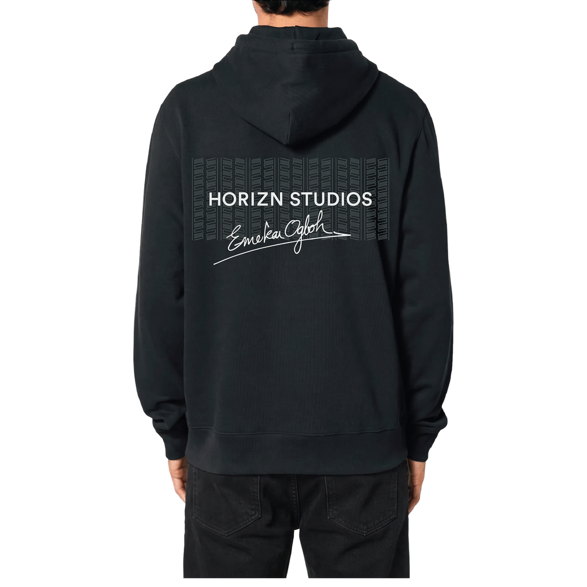 Emeka Edition Hoodie / All Black / Organic Cotton / Size XL