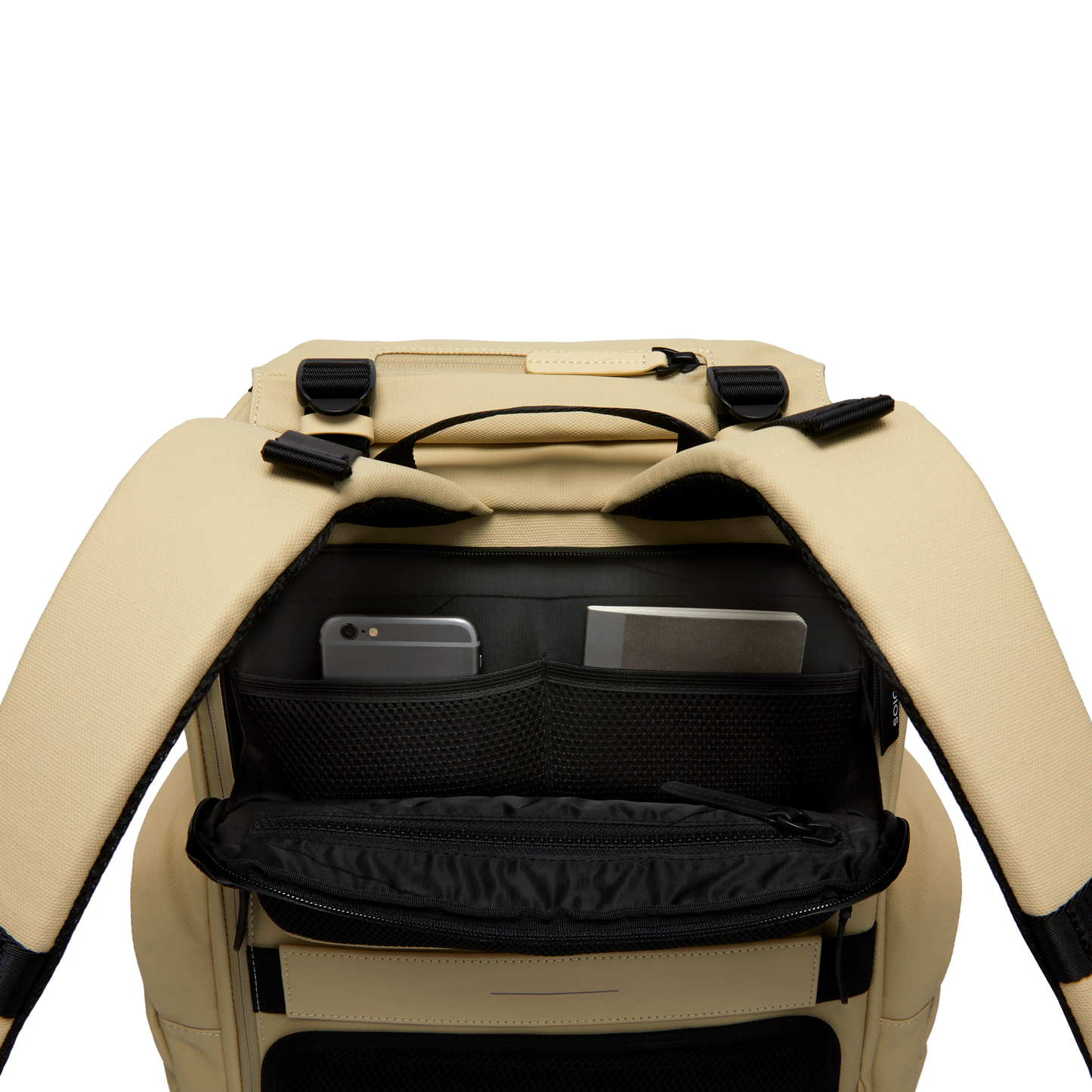 SoFo Backpack Commute / Sand / Recycled Waxed Canvas