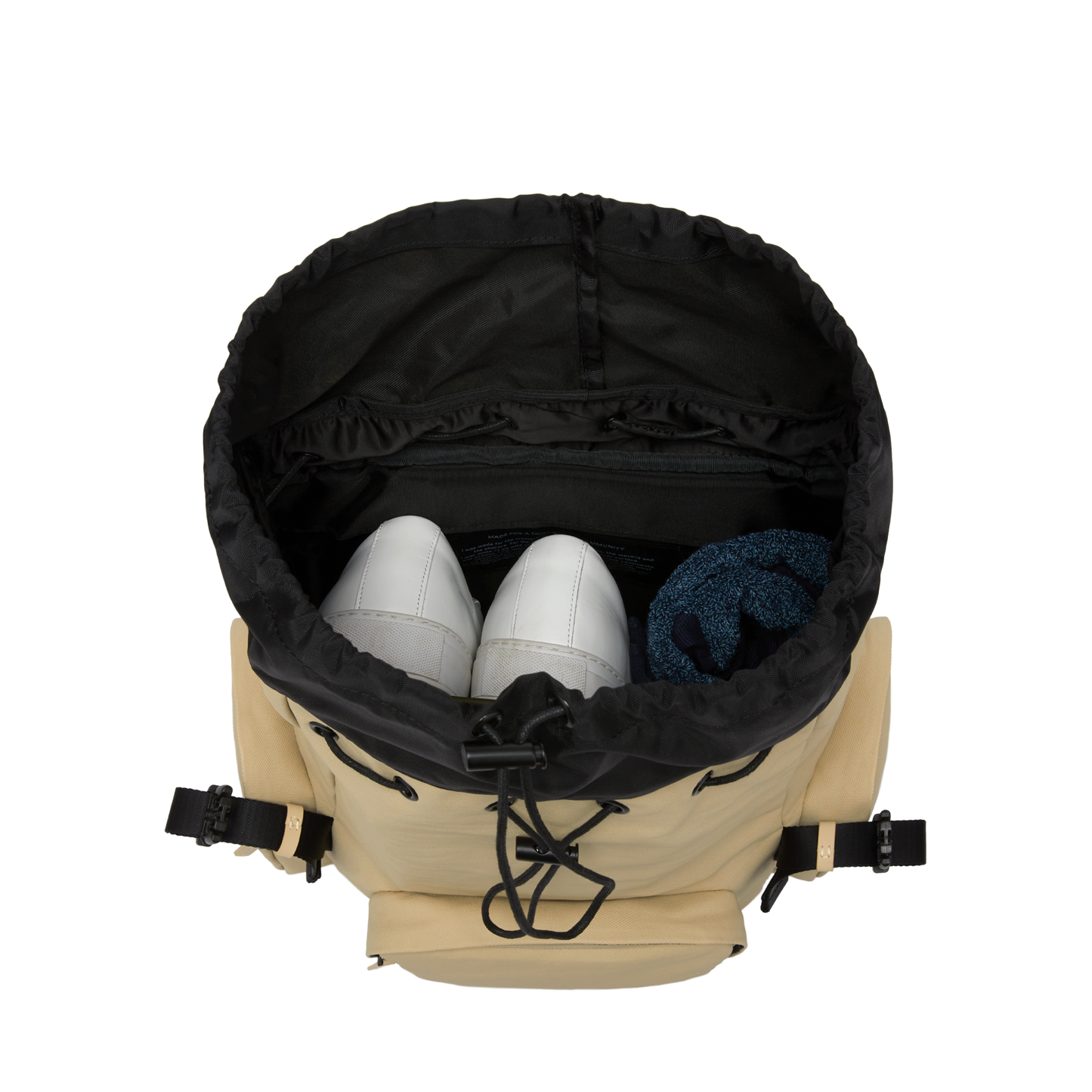 SoFo Backpack Commute / Sand / Recycled Waxed Canvas