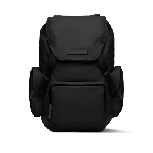 SoFo Backpack Travel / Black / Recycled Waxed Canvas