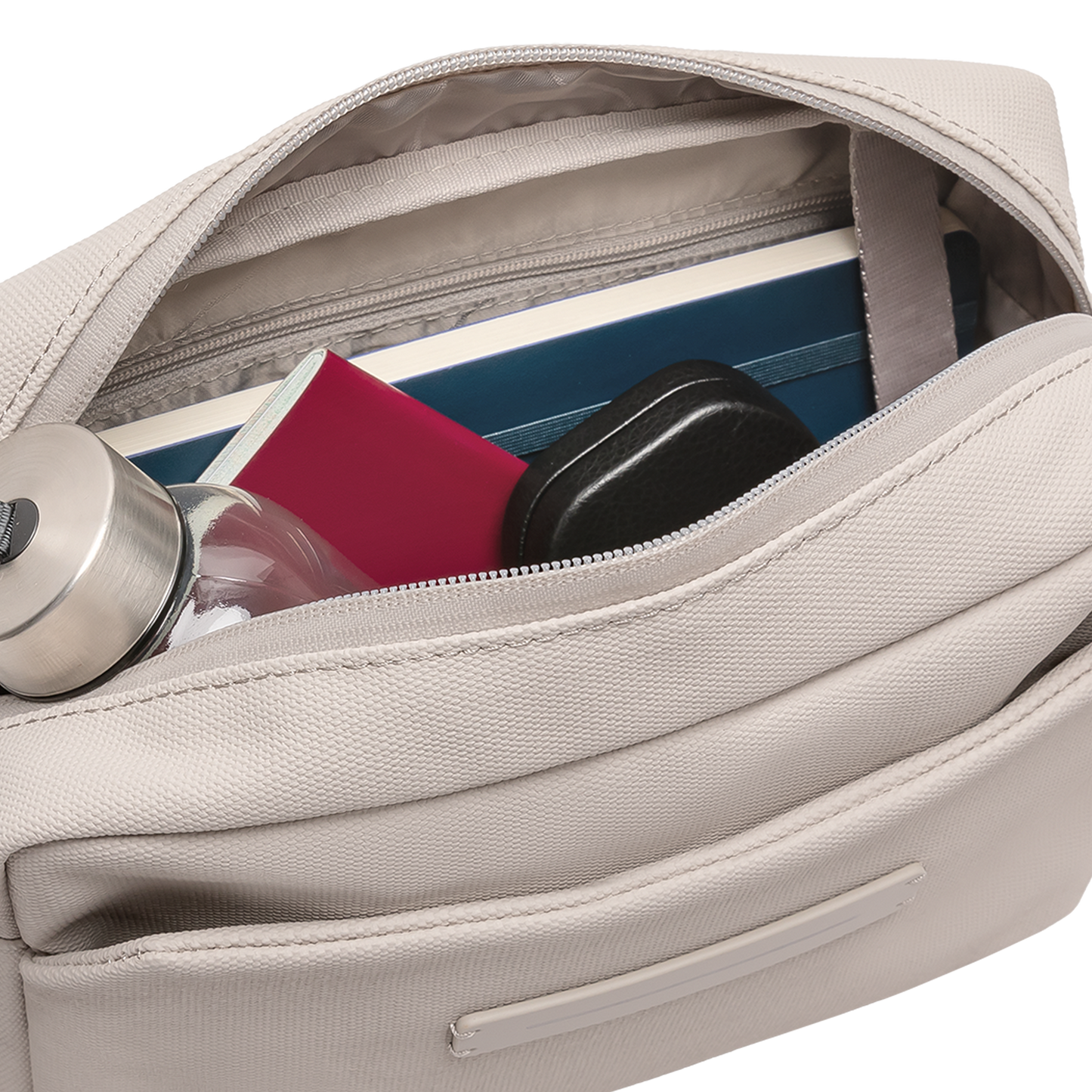 SoFo Box Bag / Sand Grey / Waxed Canvas