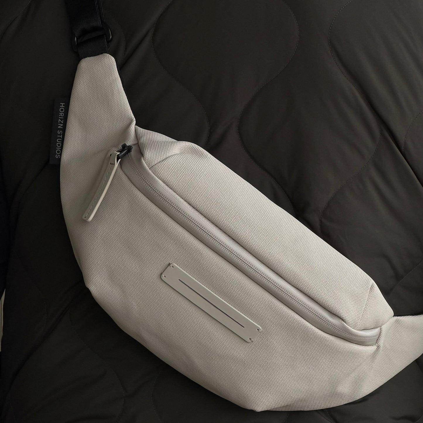 SoFo Cross-Body Bag / Sand Grey / Waxed Canvas