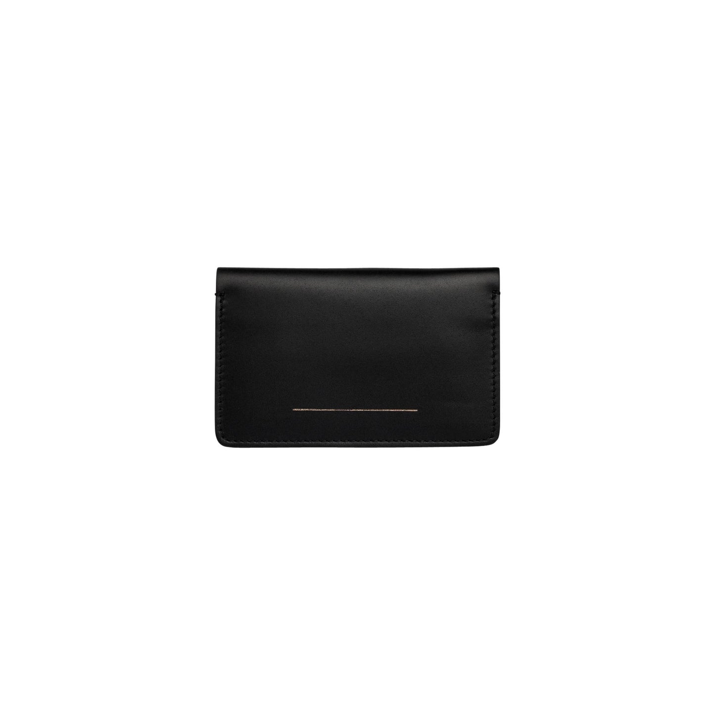 Double Card Holder / New Black / Finished Nappa Leather 2