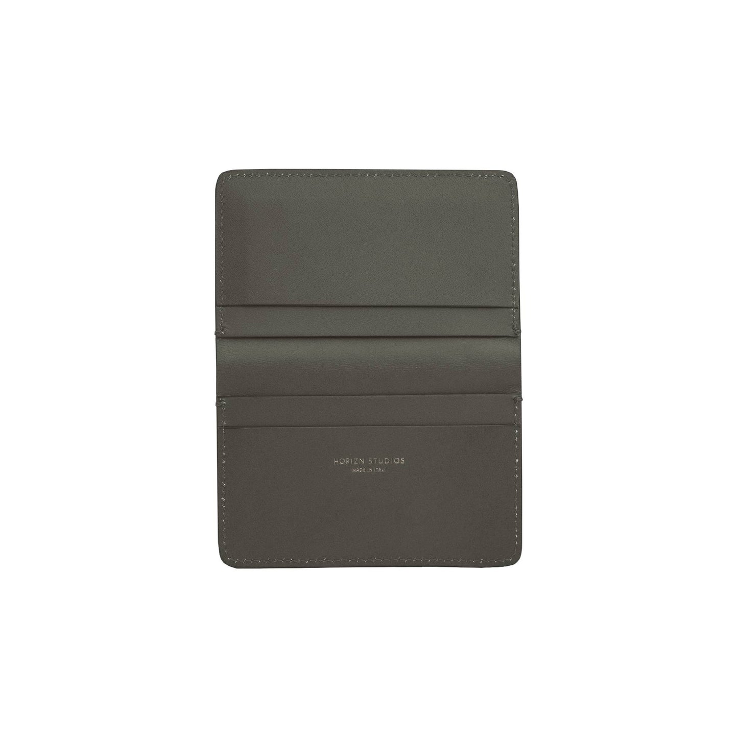 Double Card Holder / Dark Olive / Vacchetta Leather 4