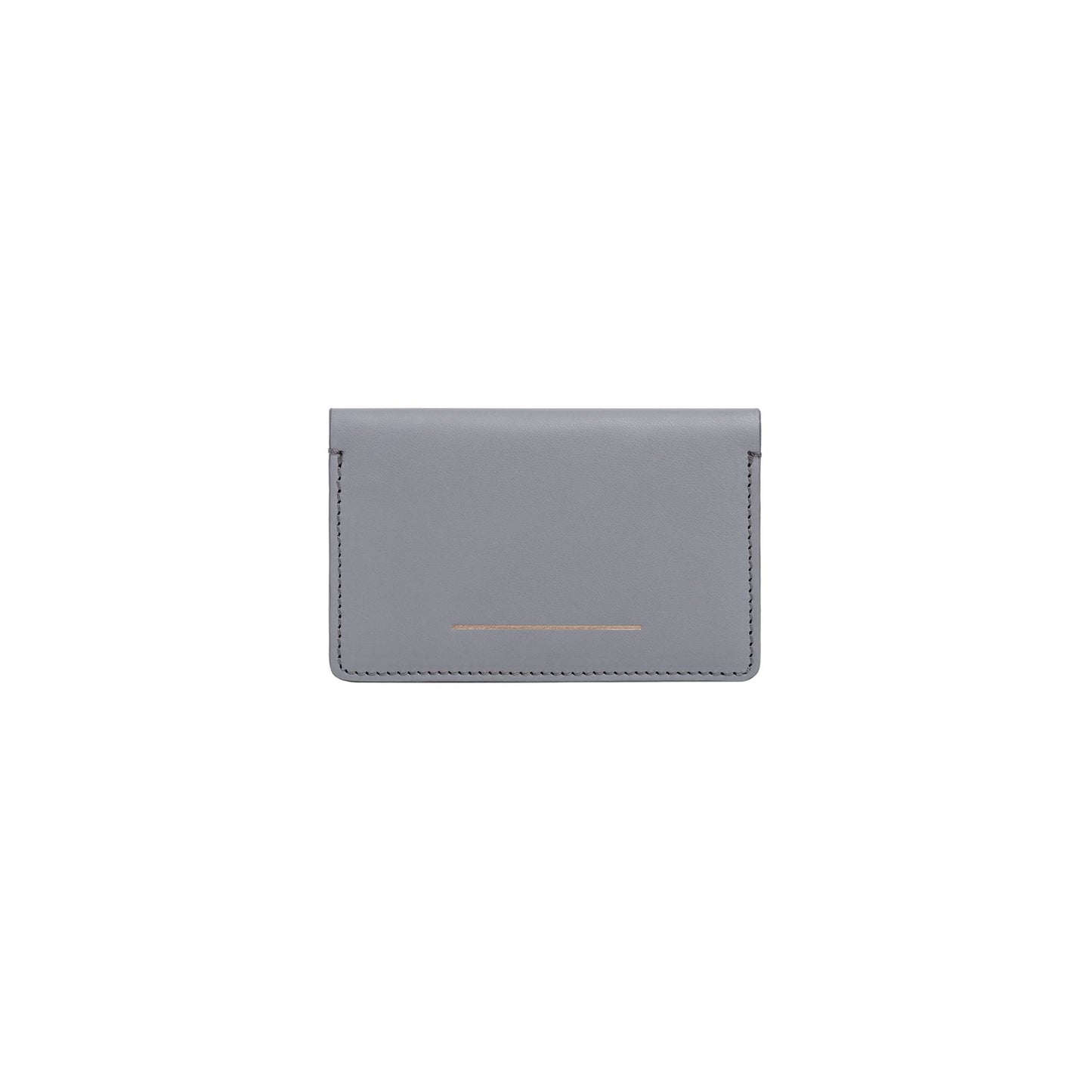 Double Card Holder / Quartz Grey / Nappa Leather 2