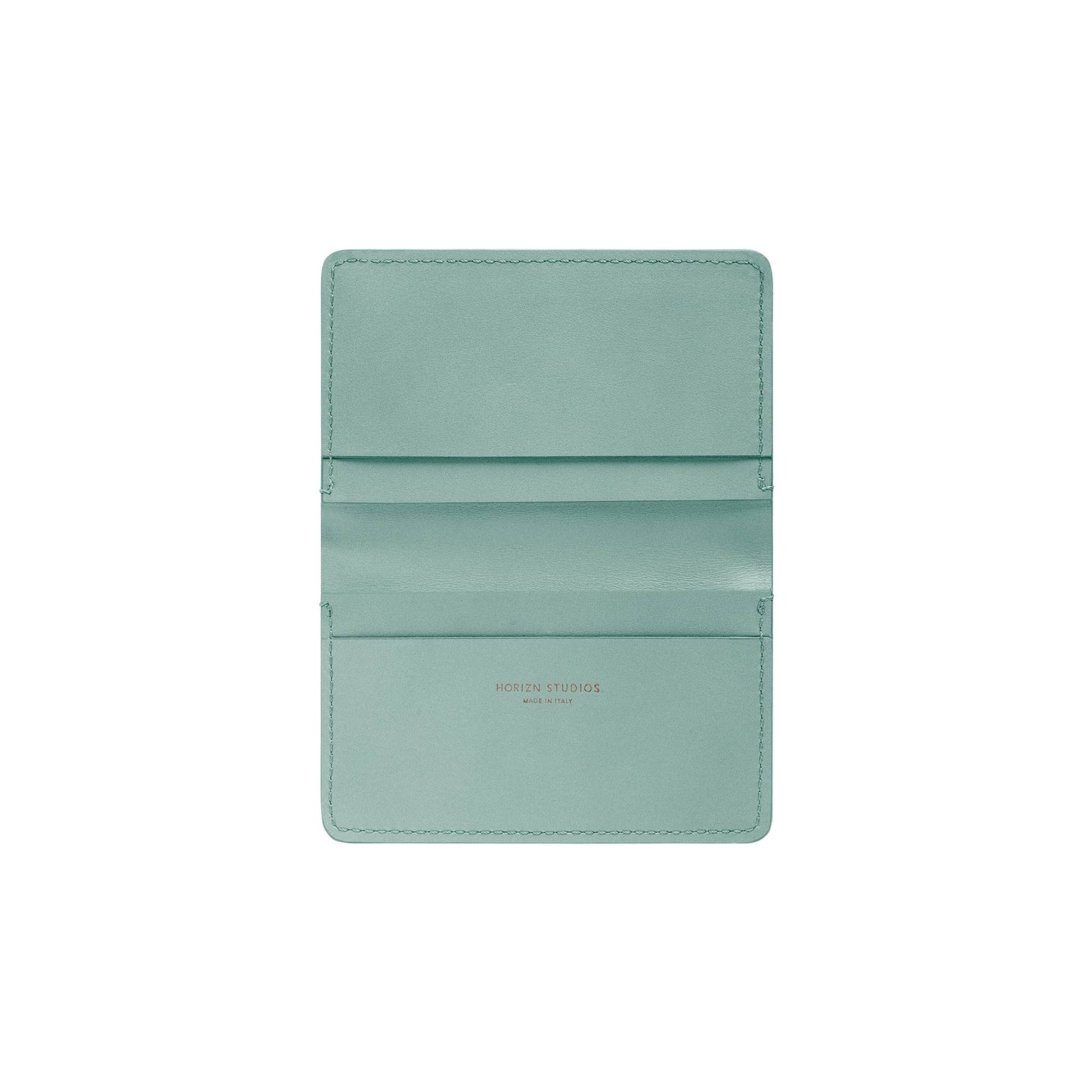 Double Card Holder / Marine Green / Vacchetta Leather 4