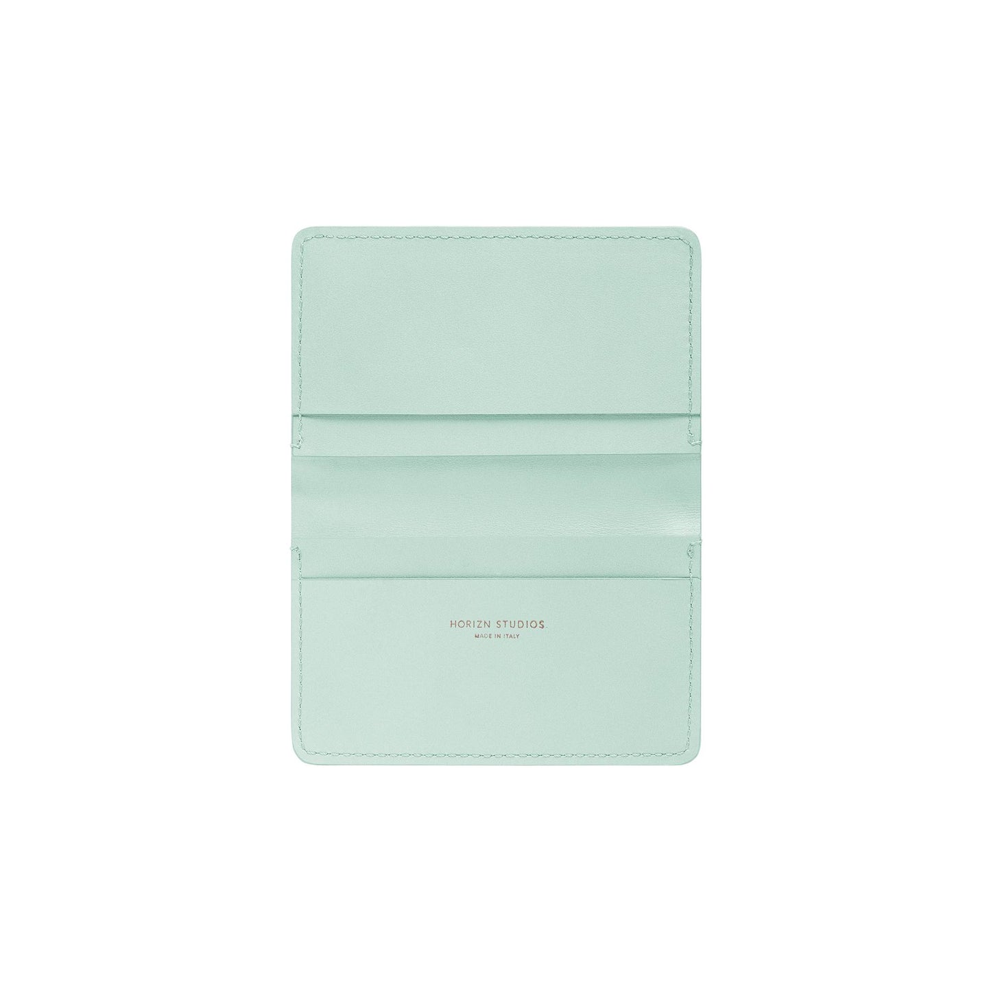 Double Card Holder / Mint / Vacchetta Leather 4