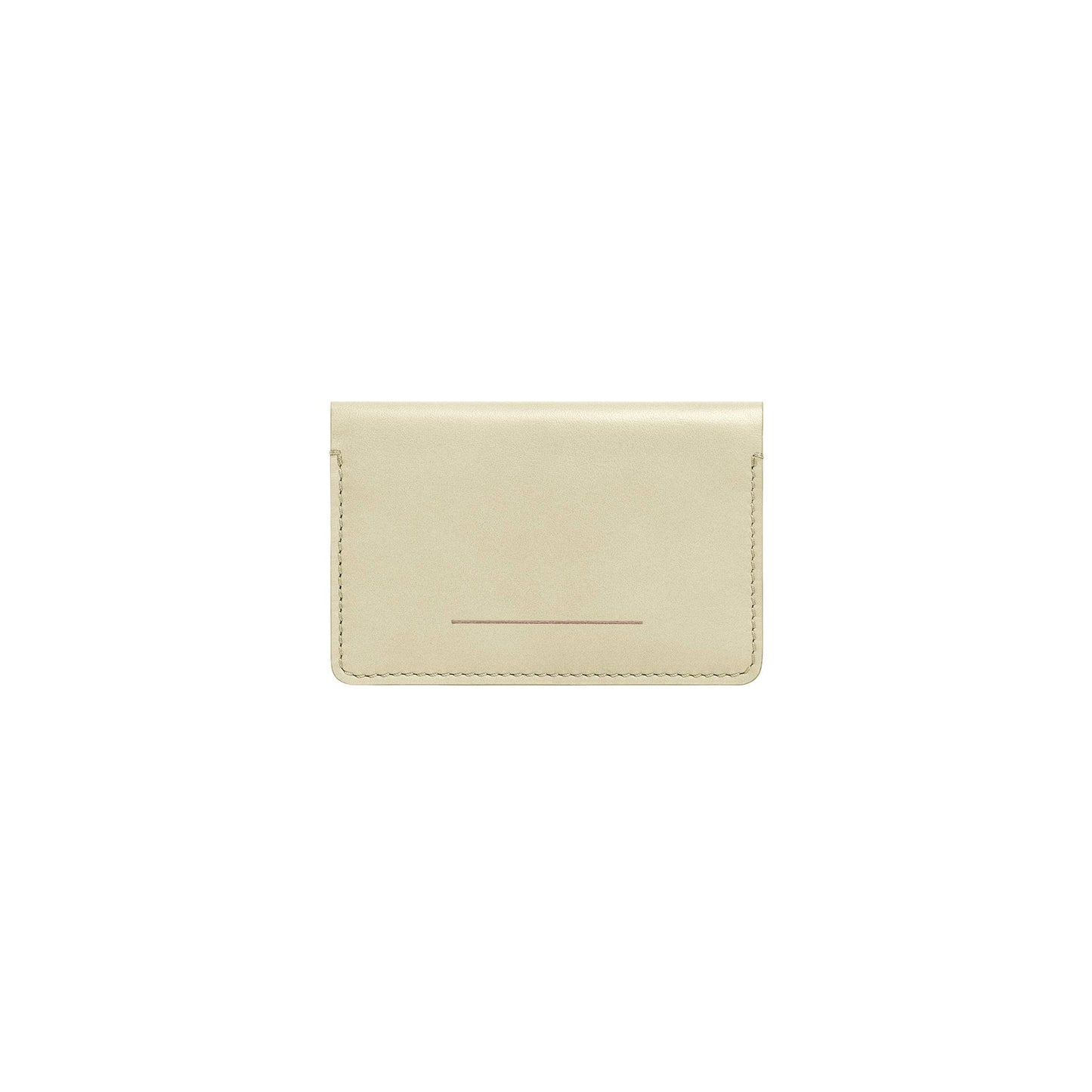 Double Card Holder / Sand / Vacchetta Leather 2