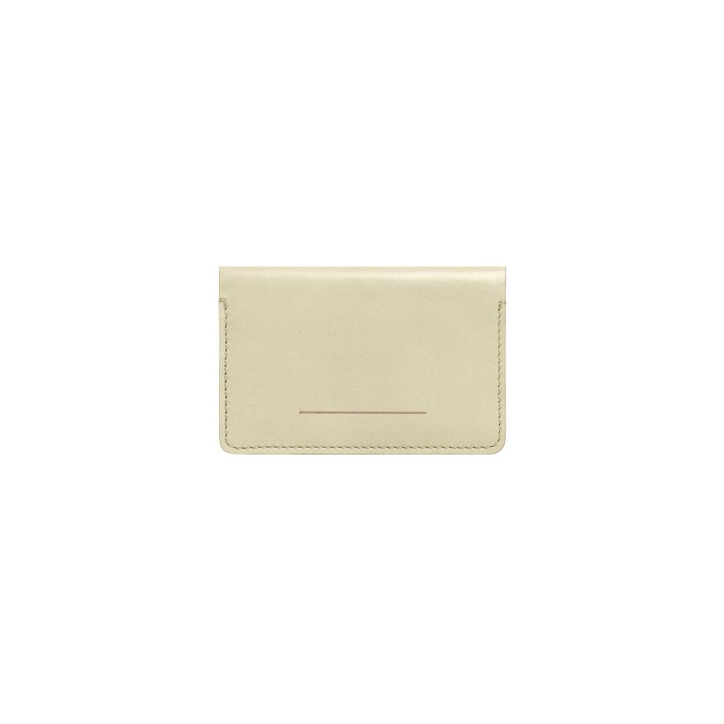 Double Card Holder / Sand / Vacchetta Leather 1