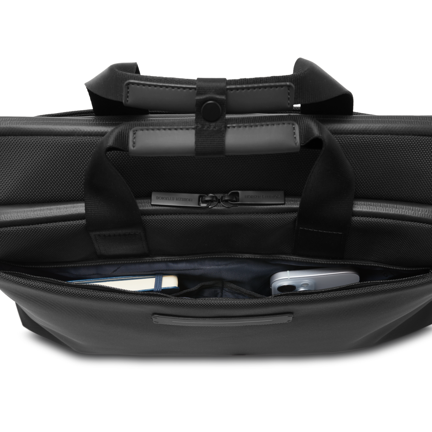 Midtown Briefcase / All Black / High-end Nylon