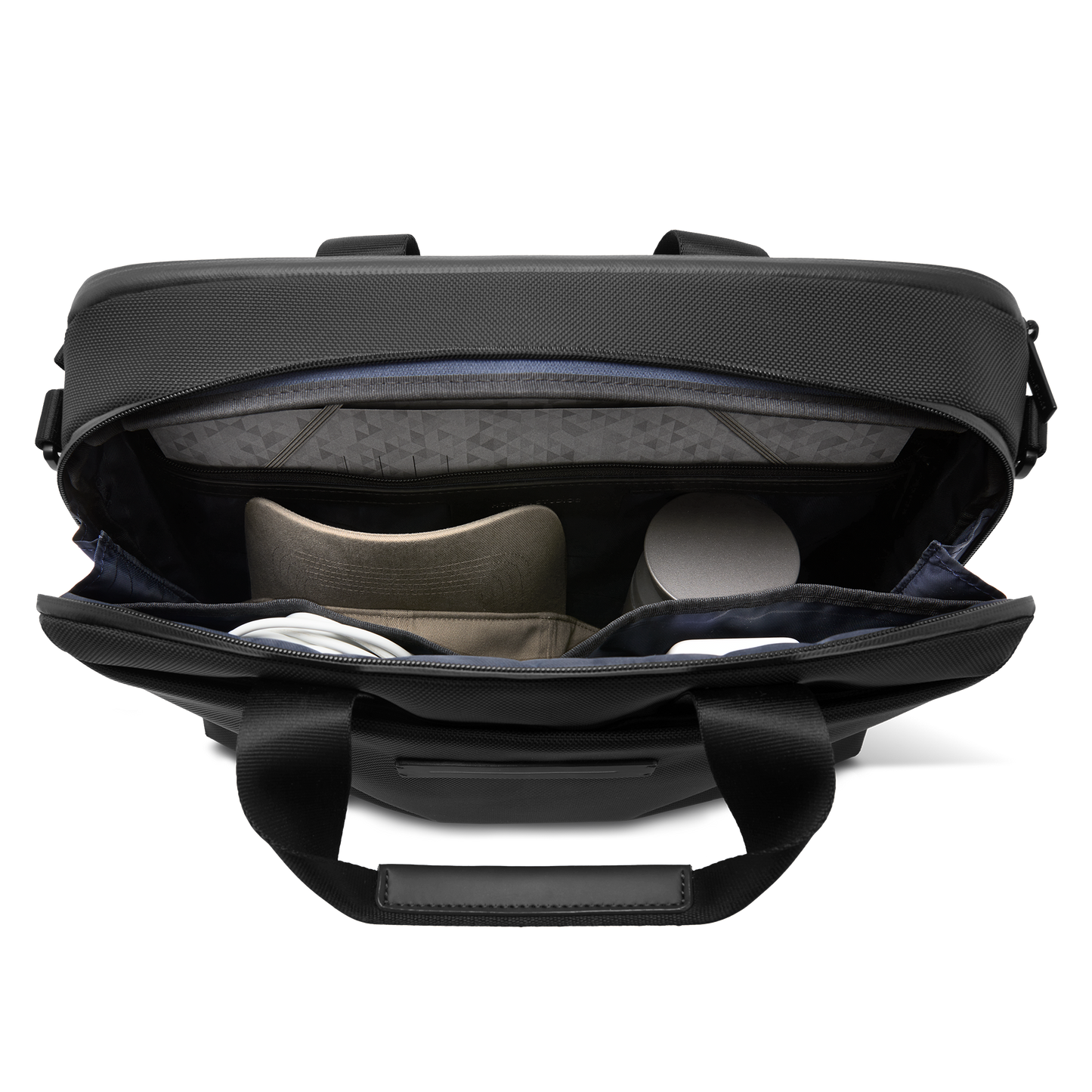 Midtown Briefcase / All Black / High-end Nylon