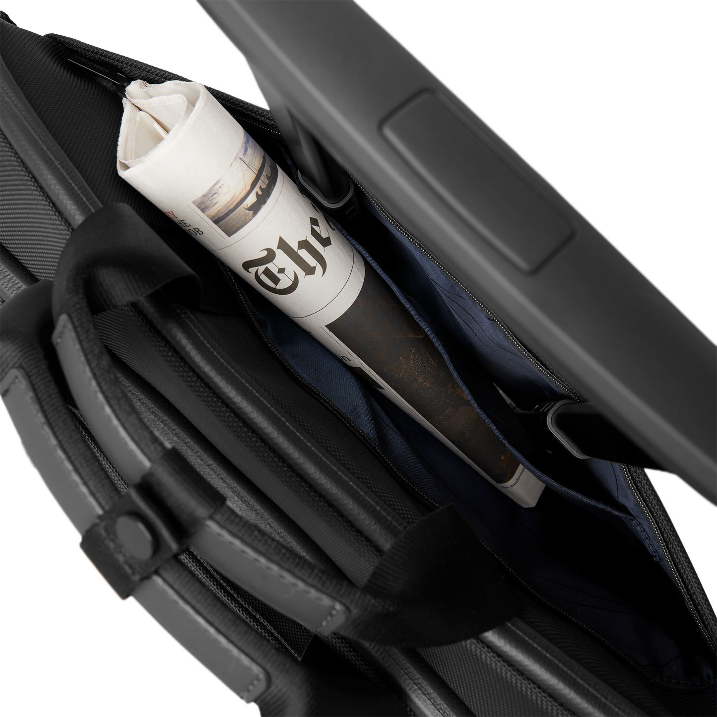 Midtown Briefcase / All Black / High-end Nylon