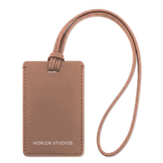 Gepäckanhänger Braun Bendy Strap - Premium Reiseaccessoire - Horizn Studios