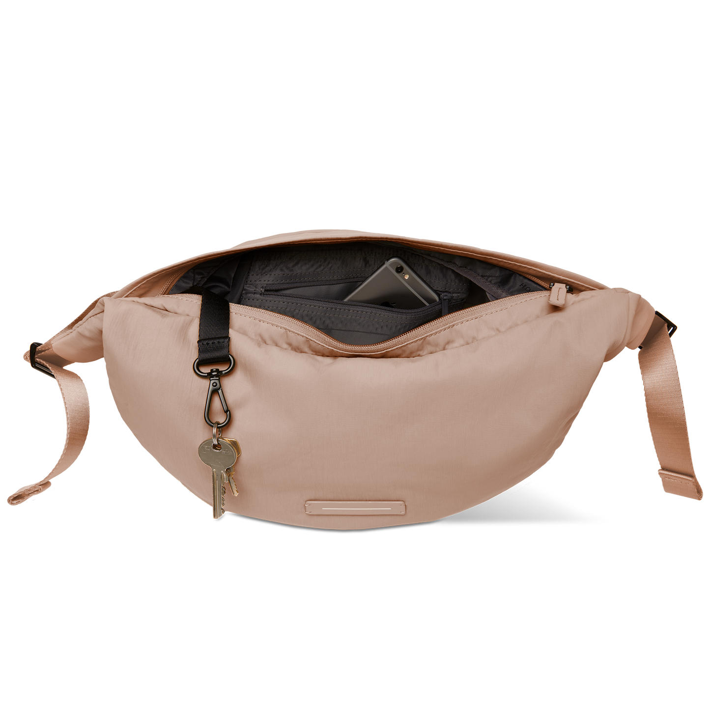 Chiado Crossbody Sand Rose Detail Interior - Horizn Studios