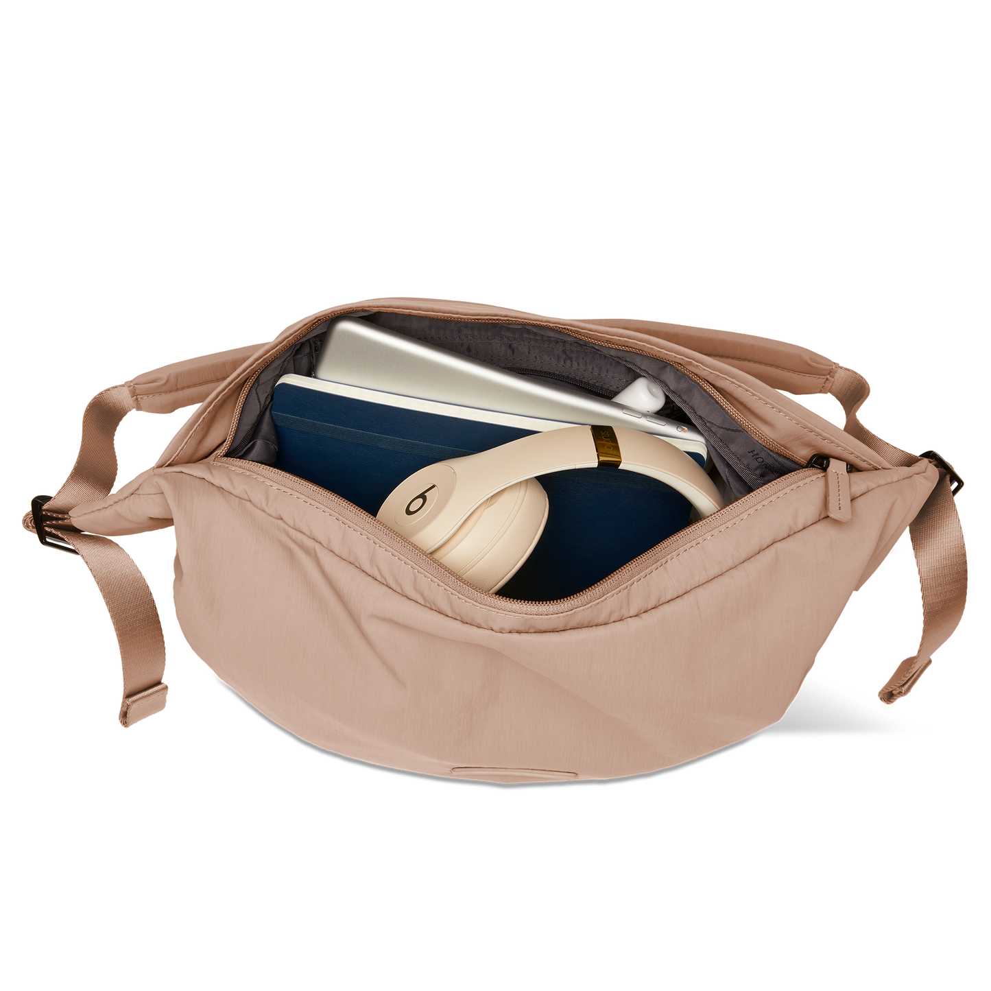 Chiado Crossbody Sand Rose Open - Horizn Studios