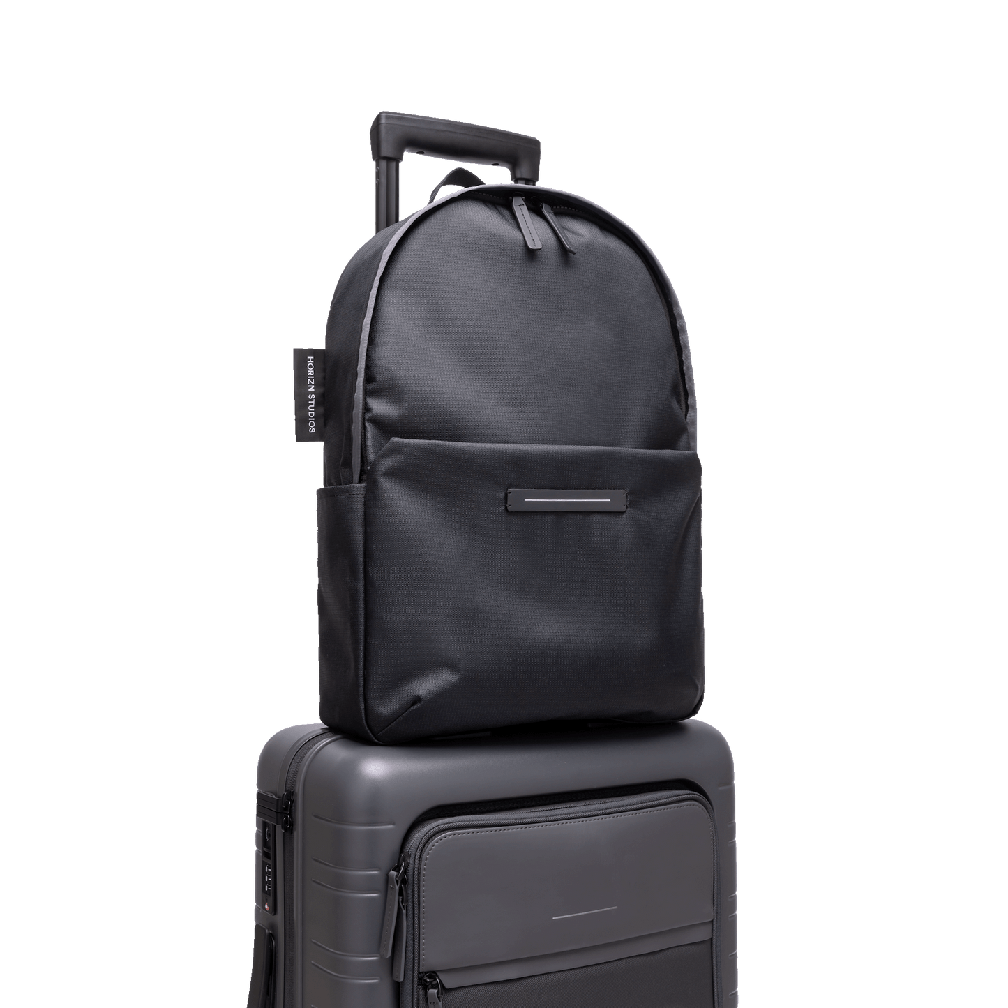 Shibuya Daypack / Black / Grey Lavender / rPET Ripstop / Size M