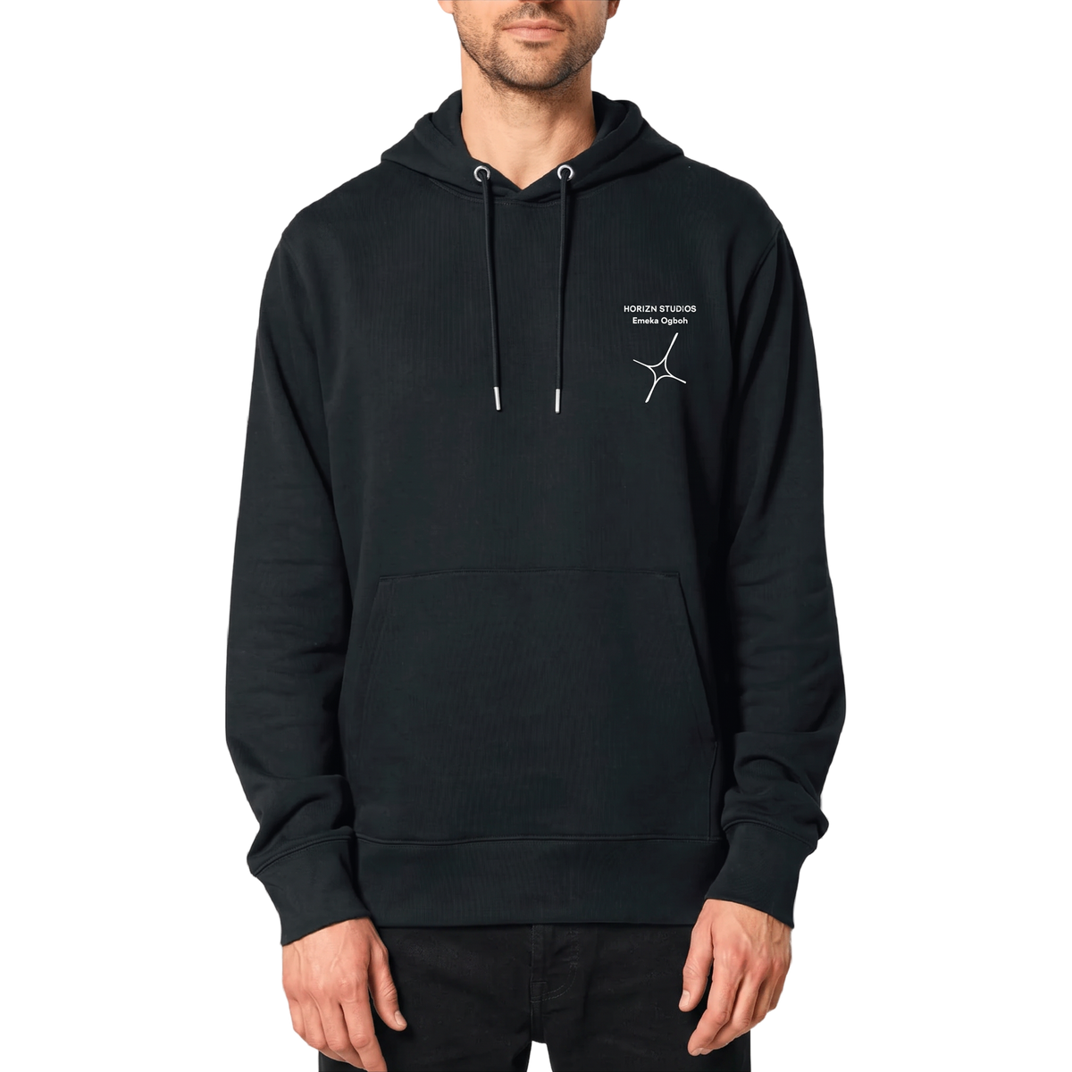 Emeka Edition Hoodie / All Black / Organic Cotton / Size XL