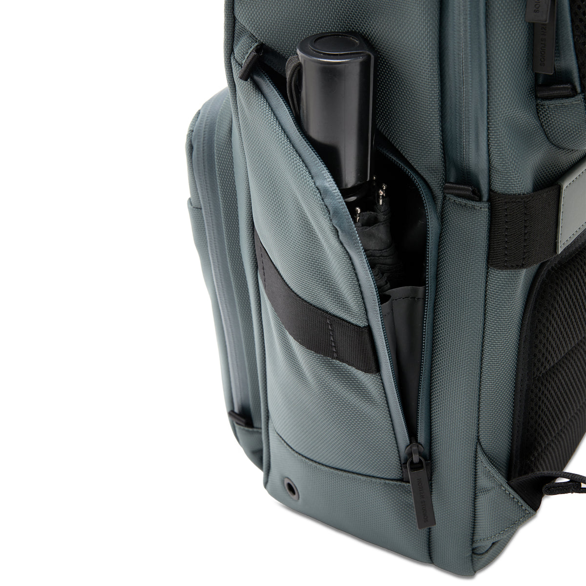 Midtown Flaptop Backpack / Pine Green / Recycled Nylon
