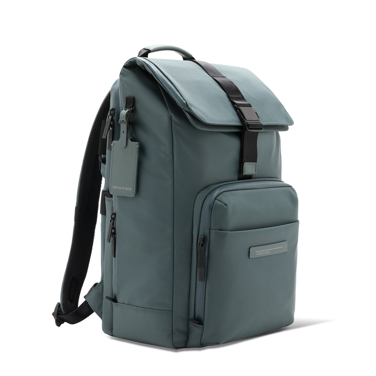 Midtown Flaptop Backpack / Pine Green / Recycled Nylon