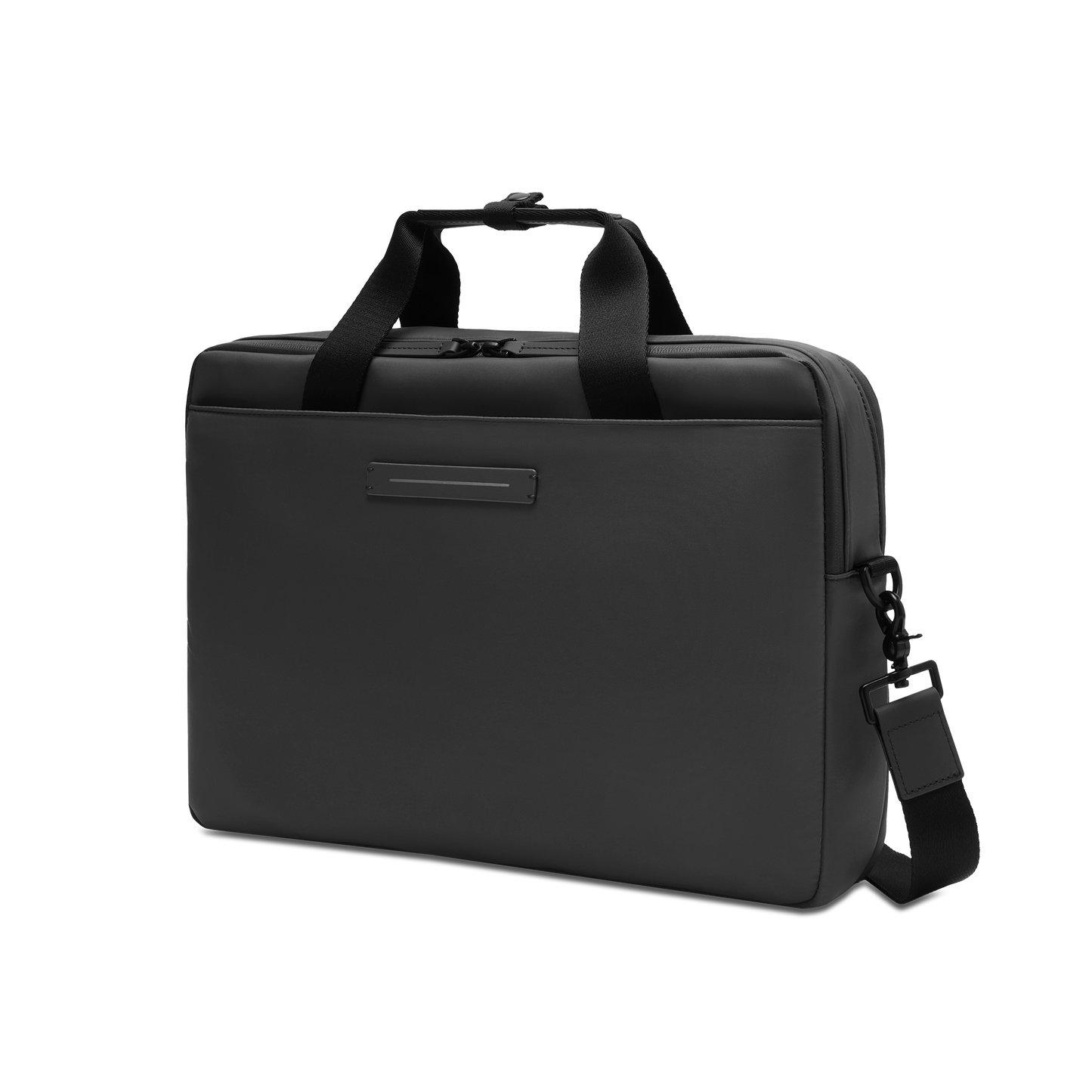 Gion Briefcase / All Black / Recycled Nylon