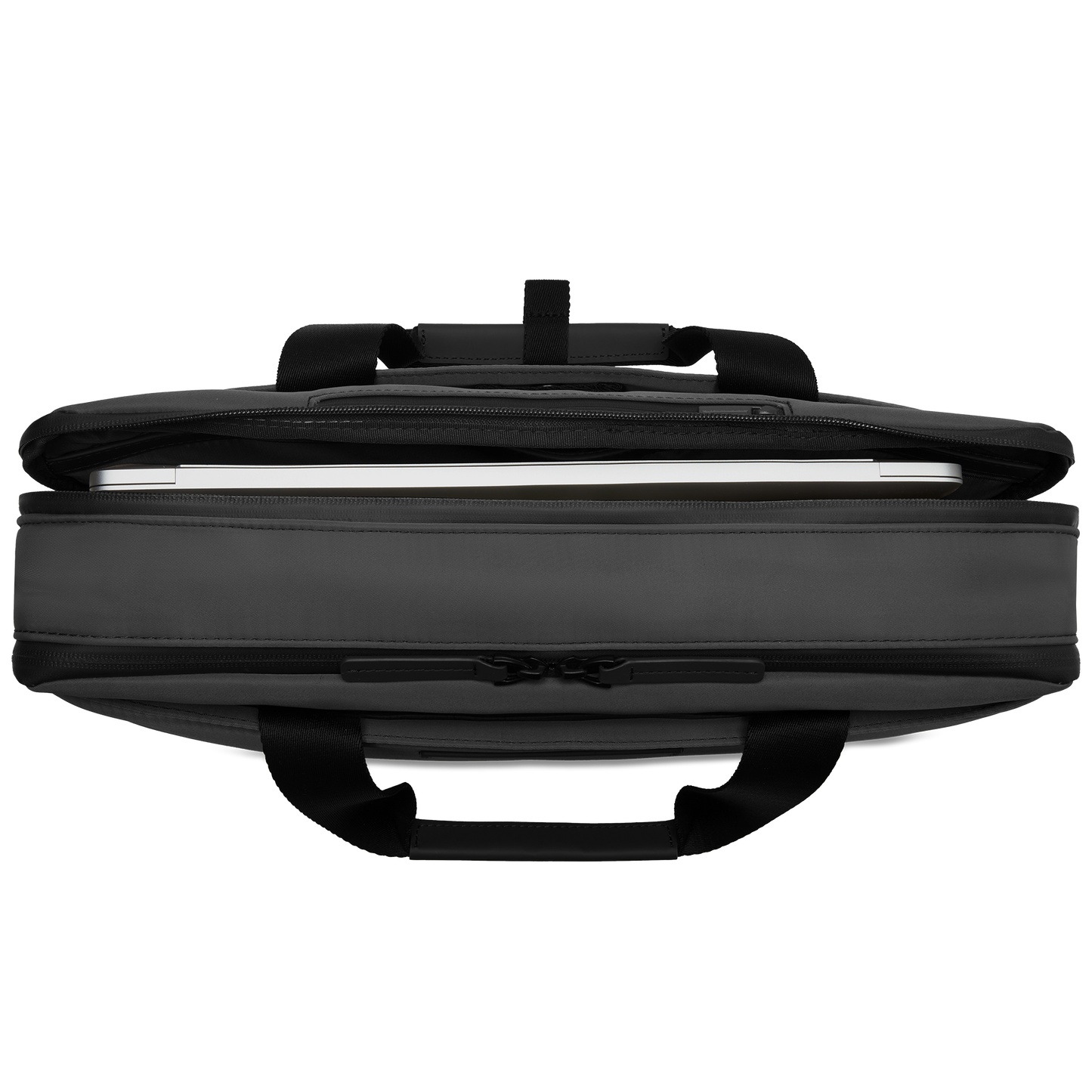 Gion Briefcase / All Black / Recycled Nylon