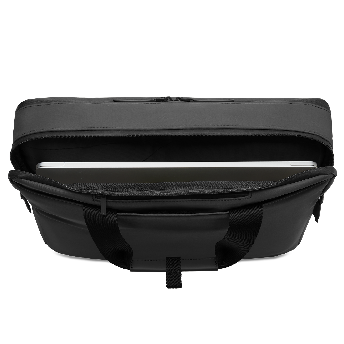 Gion Briefcase / All Black / Recycled Nylon