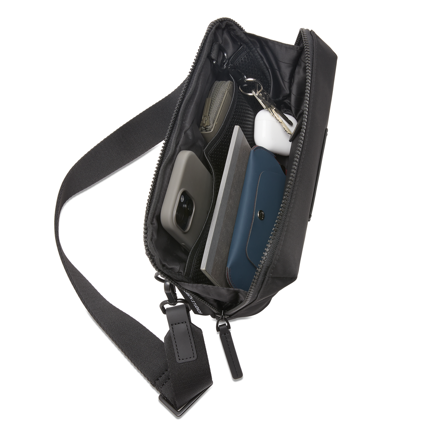 Gion Shoulder Bag / All Black / Recycled Nylon