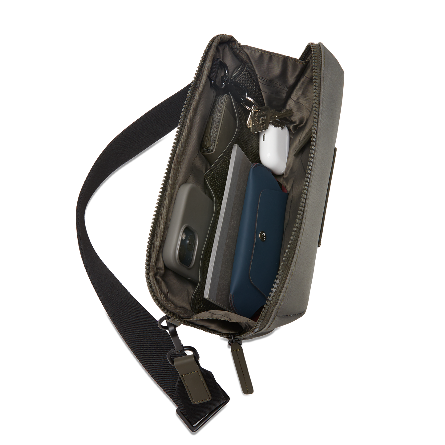 Gion Shoulder Bag / Dark Olive / Recycled Nylon