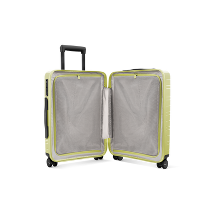 Koffer Essential Glossy Dusk Yellow Innenansicht - Hartschale Polycarbonat Leicht Robust - Horizn Studios