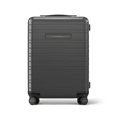 Koffer Essential Glossy Graphite Vorderseite - Hartschale Polycarbonat Leicht Robust - Horizn Studios