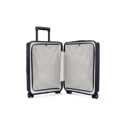 Koffer Essential Glossy Purple Night Innenansicht - Hartschale Polycarbonat Leicht Robust - Horizn Studios