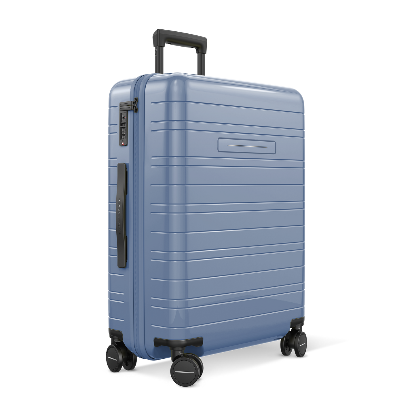 Koffer Essential Glossy Blau Vega - Hartschale Polycarbonat Leicht Robust - Horizn Studios