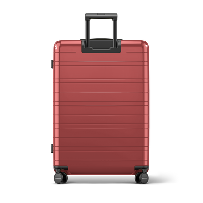 Koffer Essential Glossy True Red Rückseite Cab - Hartschale Polycarbonat Leicht Robust - Horizn Studios
