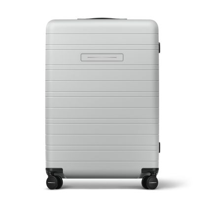 Koffer Essential Light Quartz Grau Vorderseite - Hartschale Polycarbonat Leicht Robust - Horizn Studios