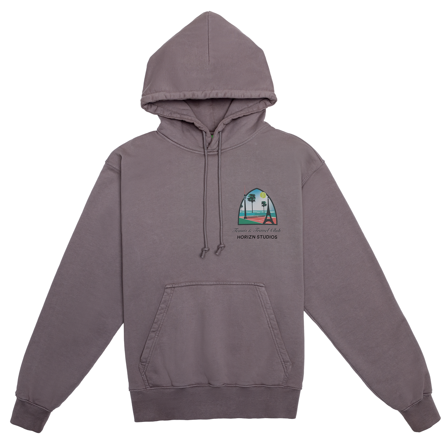 Hoodie Tennis Edition / Charcoal / Organic Cotton / L