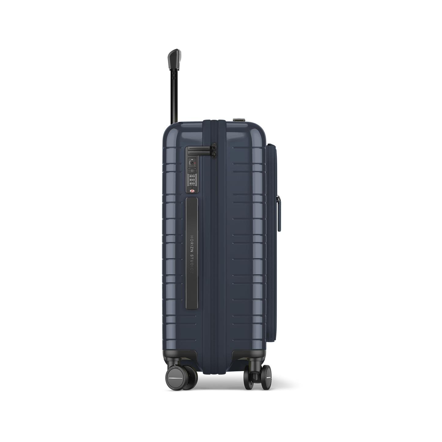 M5 / Glossy Night Blue / Premium Multi Shell / Cabin Size with Front Pocket / Essential