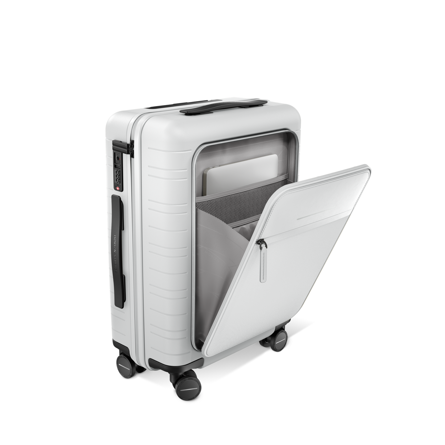 M5 / Light Quartz Grey / Premium Multi Shell / Cabin Size with Front Pocket / Essential