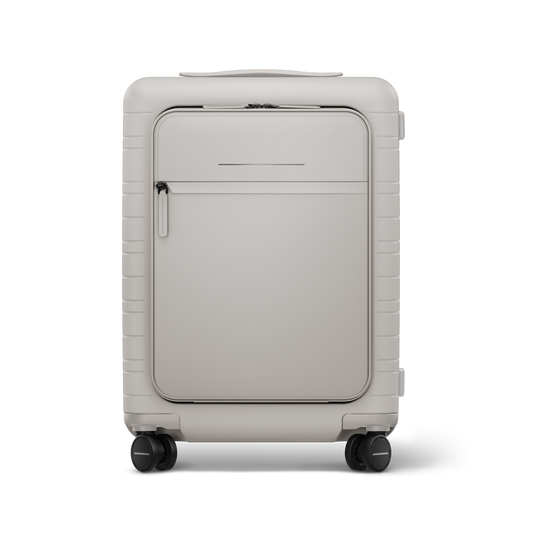 M5 Essential / Sand Grey / Premium Multi Shell / Cabin Size with Front Pocket / Essential