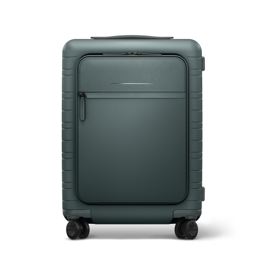 M5 / Pine Green / Vegan Multi Shell / Cabin Size with Front Pocket / Pro