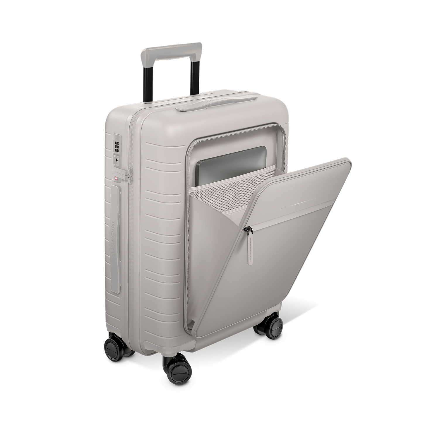 M5 / Sand Grey / Premium Multi Shell / Cabin Size with Front Pocket / Pro