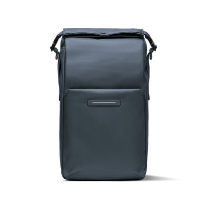 Shibuya Rolltop Rucksack Rucksack Blau Vorderseite Erweitert - Wasserabweisend Vegan Ergonomisch - Horizn Studios