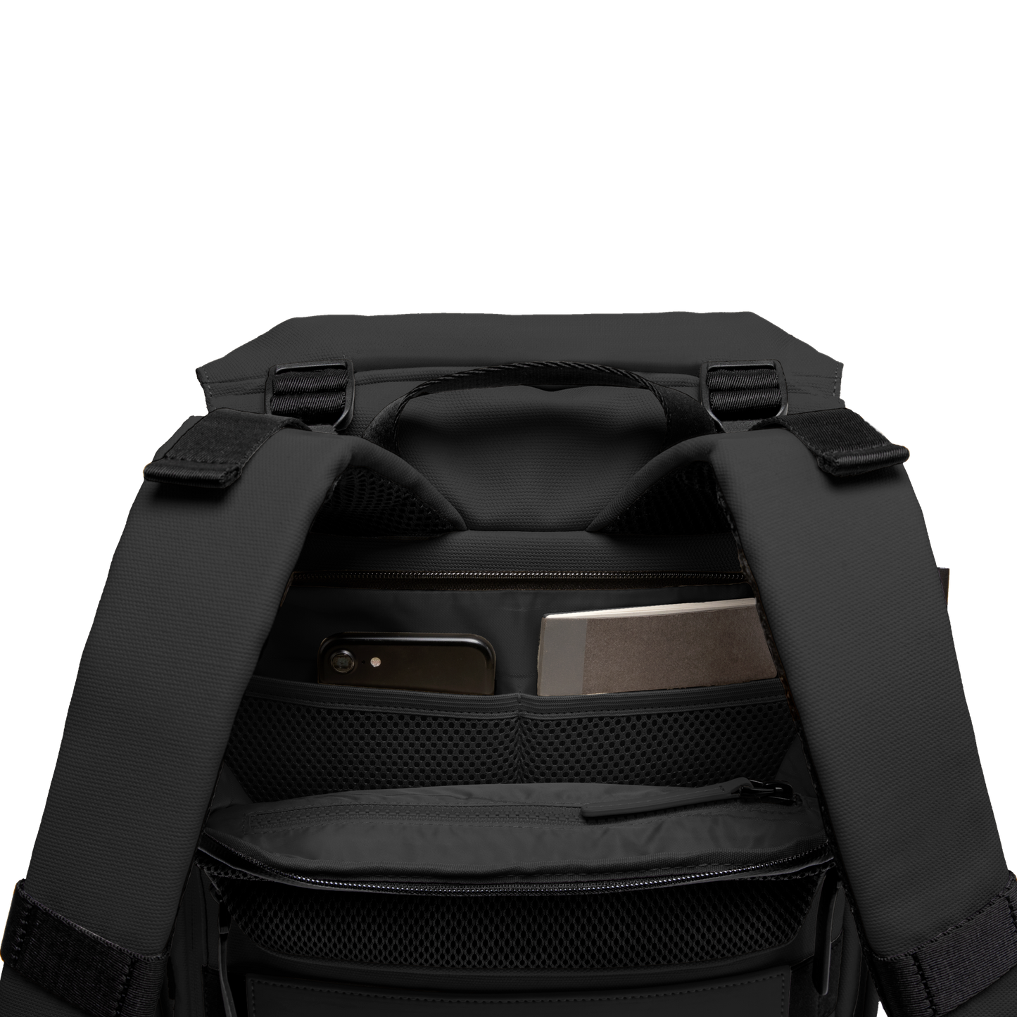 SoFo Backpack City / Black / Recycled Waxed Canvas