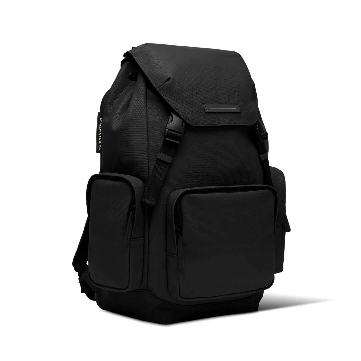 SoFo Backpack Travel / Black / Recycled Waxed Canvas