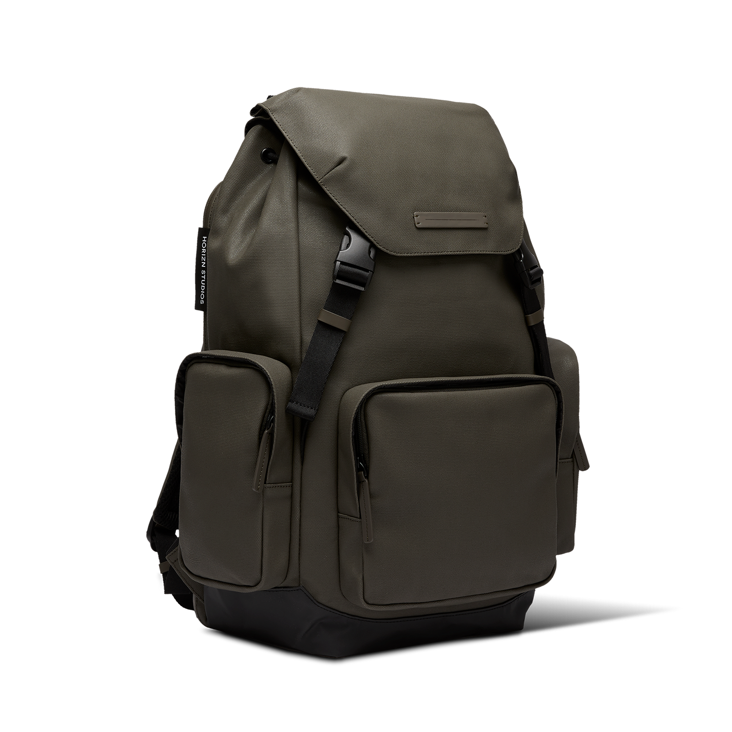 SoFo Backpack Travel / Dark Olive / Recycled Waxed Canvas