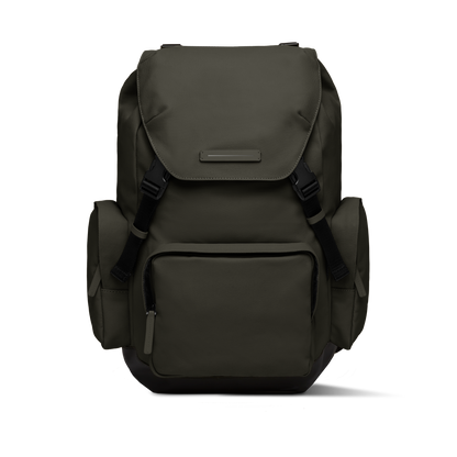 SoFo Backpack Travel / Dark Olive / Waxed Canvas