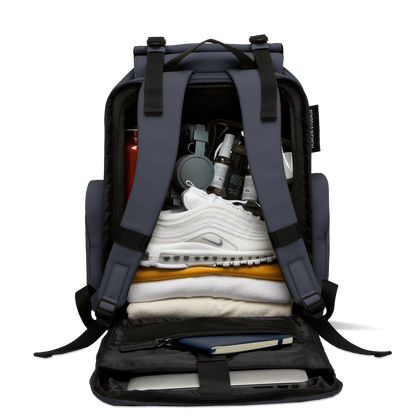 Sofo Rucksack Travel Blau Packed - Wasserabweisend Vegan Ergonomisch - Horizn Studios