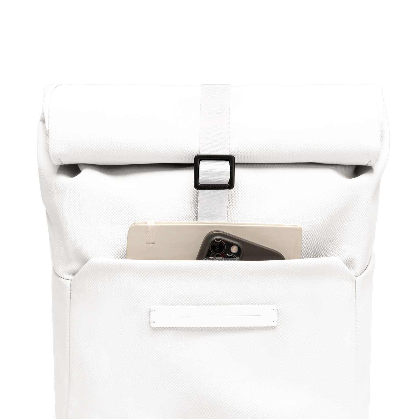 SoFo Rolltop Backpack X / All White / Waxed Canvas