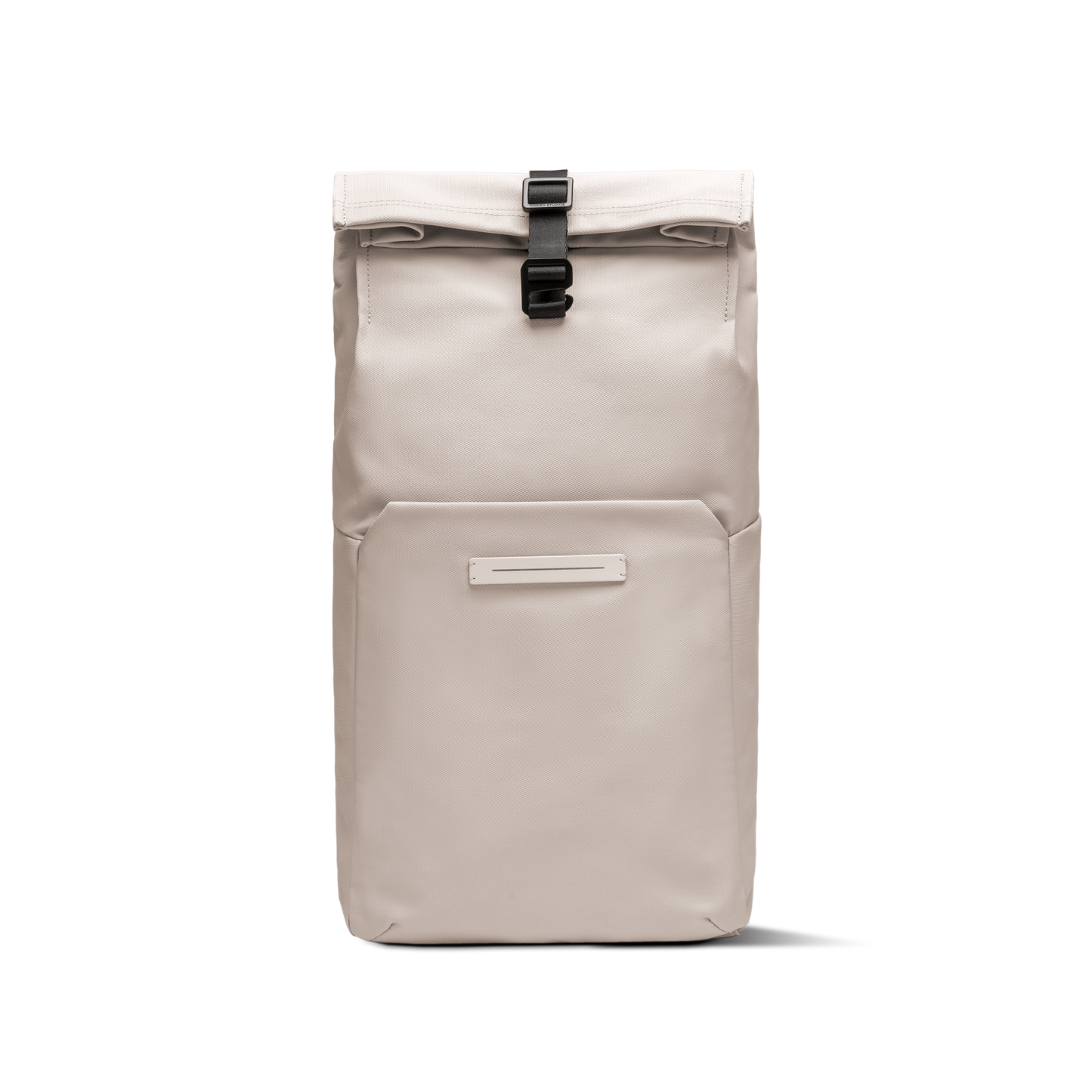 Sofo Rolltop Rucksack Rucksack Beige Vorderseite Erweitert - Wasserabweisend Vegan Ergonomisch - Horizn Studios