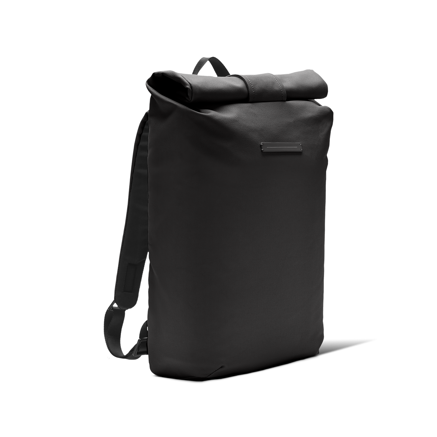 SoFo Rolltop Backpack / All Black / Recycled Cotton Canvas