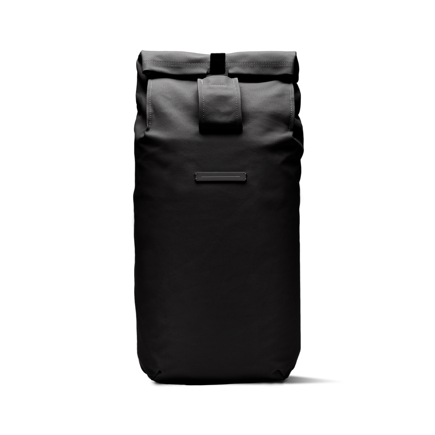 SoFo Rolltop Backpack / All Black / Recycled Cotton Canvas